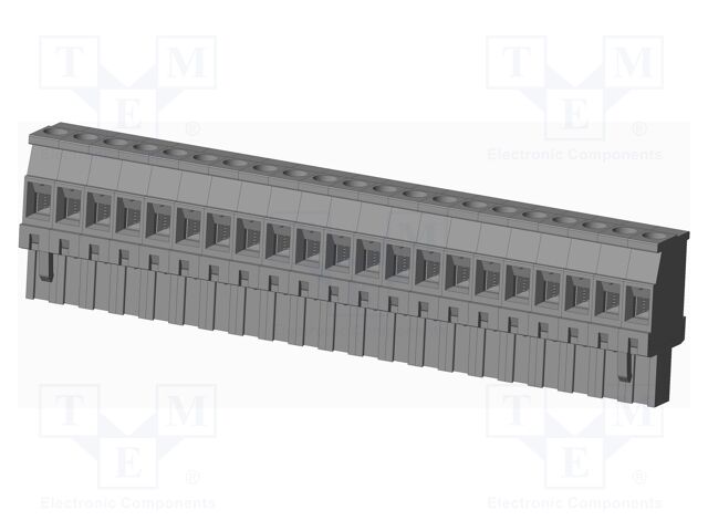 Connector: pluggable terminal block; plug; female; angled 90°