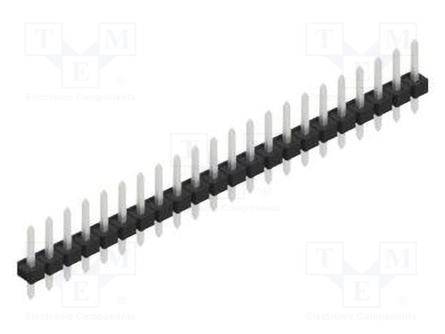 Connector: pin strips; pin header; male; PIN: 22; 2.54mm; THT; 1x22