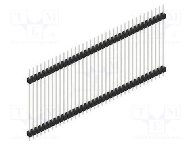Connector: pin strips; pin header; male; PIN: 36; 2.54mm; THT; 1x36