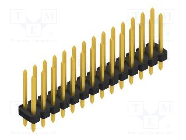 Connector: pin strips; pin header; male; PIN: 28; 2.54mm; THT; 2x14