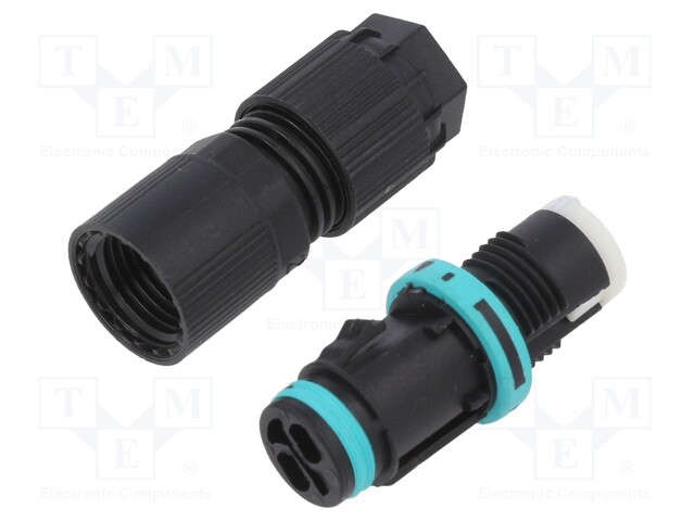 Connector: AC supply; screw terminal; female; TH381; 7÷8mm; 400V