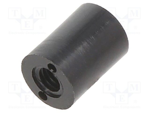 Spacer sleeve; cylindrical; polyamide; M3; L: 8mm; Øout: 6mm