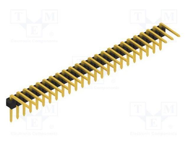Connector: pin strips; pin header; male; PIN: 24; 2.54mm; THT; 1x24