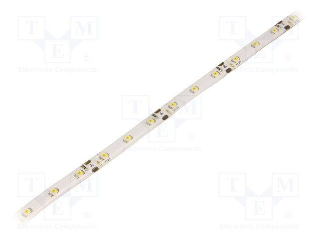 LED tape; white warm; LED/m: 60; SMD; 3528; 12V; W: 8mm; 120°; in gel