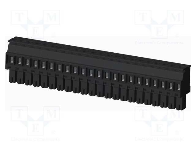 Connector: pluggable terminal block; plug; female; angled 90°