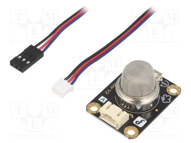 Sensor: gas level; analog; 5VDC; Kit: module,cables; Gravity; MQ-6