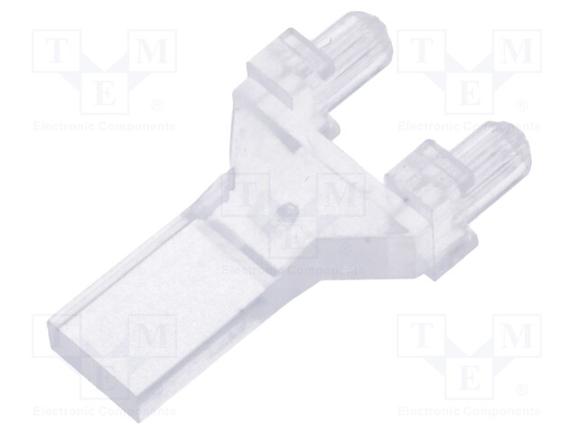 Fibre for LED; rectangular; 2x5mm; No.of mod: 1; Front: flat