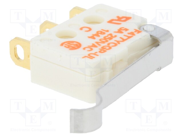 Microswitch SNAP ACTION; with lever with roller simulation