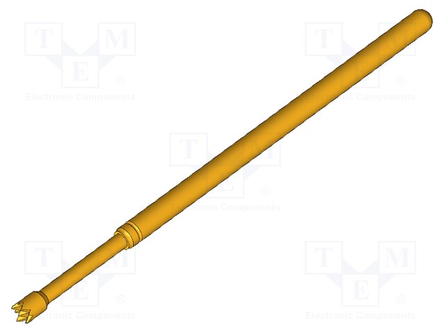 Test needle; Operational spring compression: 4.3mm; 8A; Ø: 1.3mm
