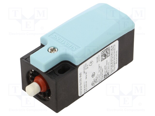 Limit Switch, Round Plunger, SPST-NO, DPST-NC, 6 A, 240 VAC, 3SE5 Series