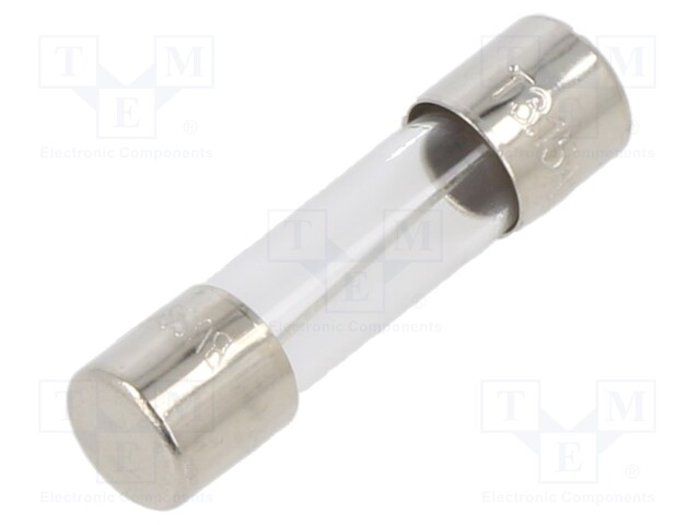 Fuse: fuse; time-lag; 3.15A; 250VAC; cylindrical,glass; 5x20mm