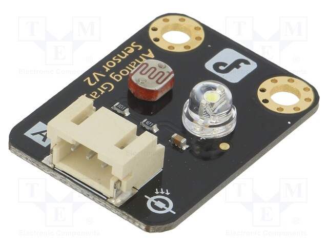 Sensor: optical; color (from white to black); analog; 5VDC