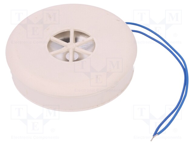 Sound transducer: piezo alarm; 3.5kHz; Sound level: 110dB; 90nF