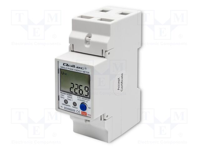 Counter; digital,mounting; for DIN rail mounting; single-phase