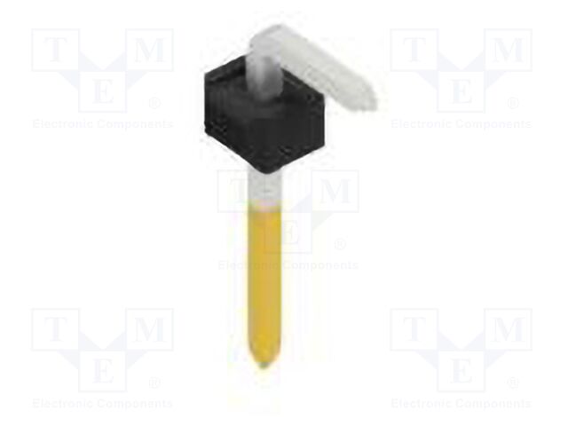 Connector: pin strips; pin header; male; PIN: 1; 2.54mm; THT; 1x1