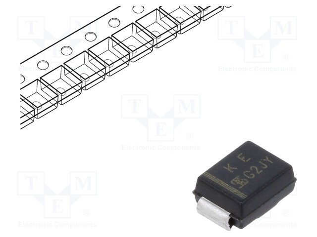 Diode: TVS; 600W; 6.4÷7V; 68A; unidirectional; ±5%; SMB; reel,tape