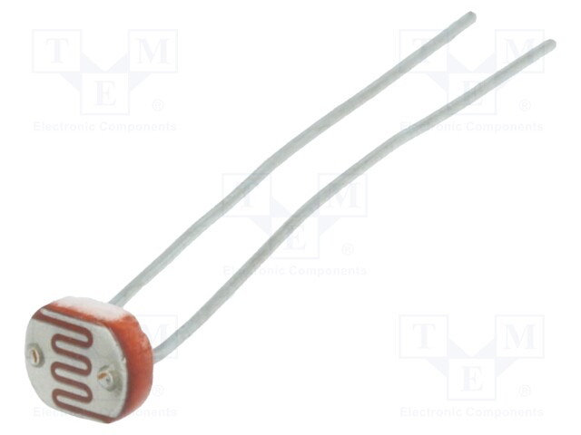 Photoresistor; 100mW; 30÷90kΩ; 540nm; Mounting: THT; 150VDC