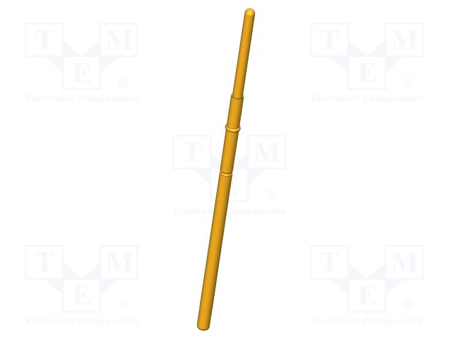 Test needle; Operational spring compression: 8mm; 5A; Ø: 1.3mm