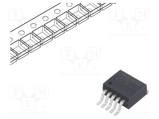 IC: PMIC; DC/DC converter; Uin: 4÷60VDC; Uout: 5VDC; 3A; TO263-5