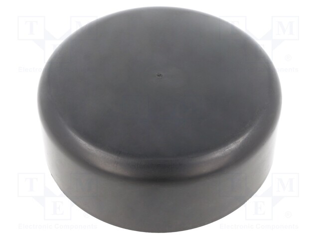 Bin; ESD; H: 45mm; Ø: 120mm; Mat: electrically conductive material