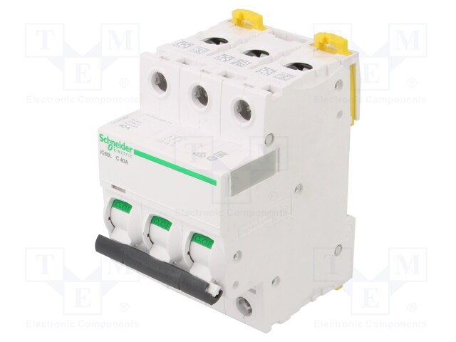 Circuit breaker; 230/400VAC; 100÷144VDC; Inom: 40A; Poles: 3; DIN