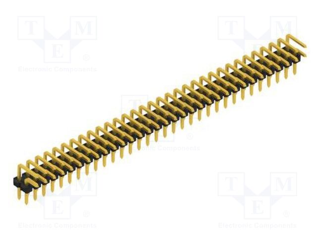 Connector: pin strips; pin header; male; PIN: 64; 2.54mm; THT; 2x32