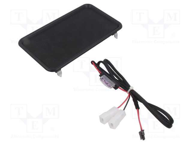 Accessories: inductance charger; black; 15W; Car brand: universal