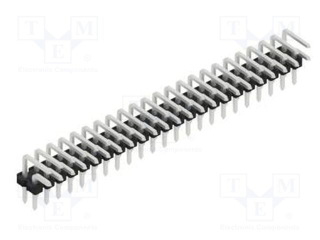 Connector: pin strips; pin header; male; PIN: 46; 2.54mm; THT; 2x23