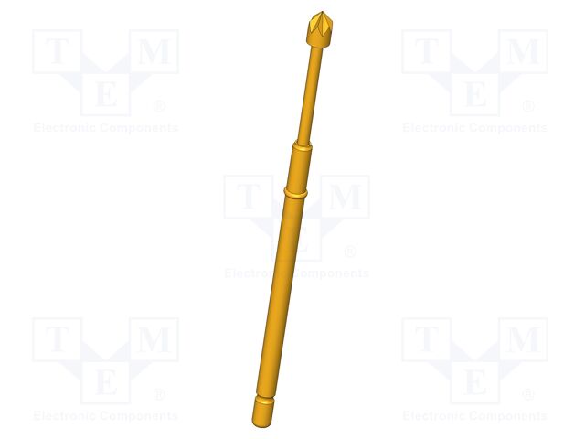 Test needle; Operational spring compression: 8mm; 5A; Ø: 2mm; 1.5N