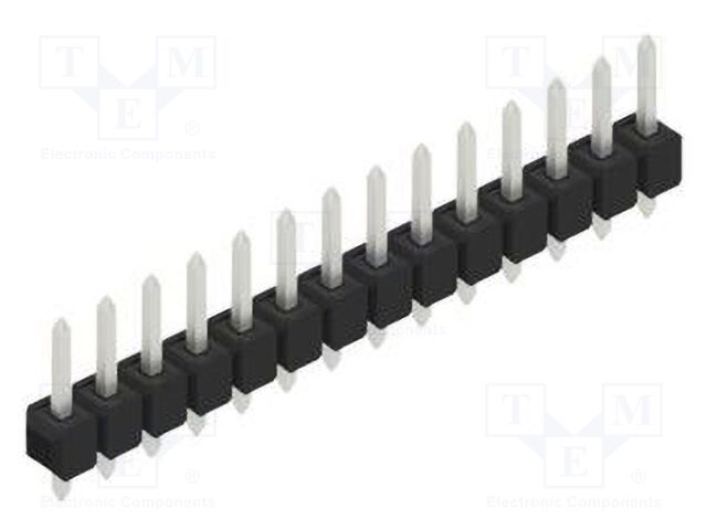 Connector: pin strips; pin header; male; PIN: 14; 2.54mm; THT; 1x14