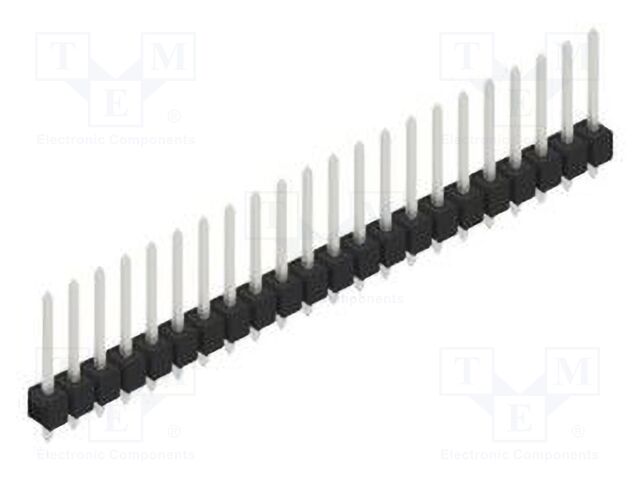 Connector: pin strips; pin header; male; PIN: 22; 2.54mm; THT; 1x22