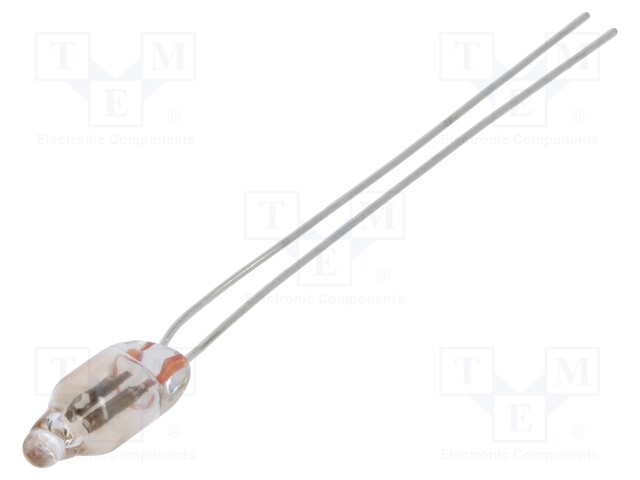 Filament lamp: neon; orange; 90VDC; 65VAC; 0.5mA; Ø: 4mm; L: 10mm