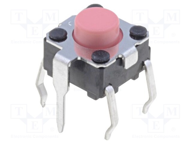 Microswitch TACT; SPST-NO; Pos: 2; 0.05A/24VDC; THT; none; 2.55N