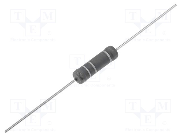 Resistor: power metal; THT; 330kΩ; 3W; ±5%; Ø5.2x19.5mm; 250ppm/°C