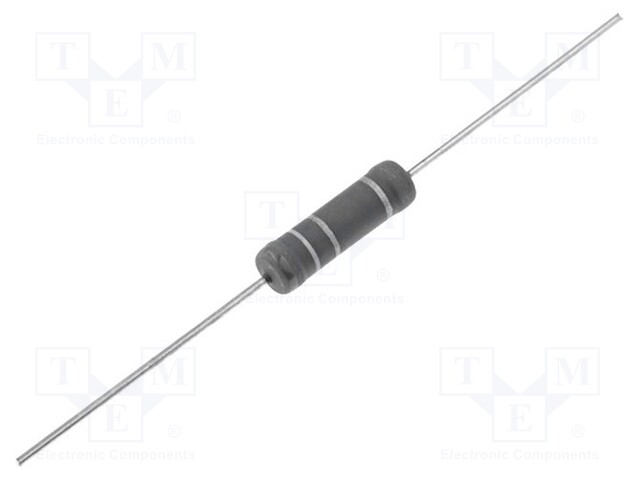 Resistor: power metal; THT; 2.7Ω; 3W; ±5%; Ø5.2x19.5mm; 250ppm/°C