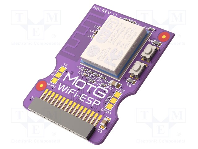 MOTG; GPIO,UART; WiFi; In the set: prototype board; ESP8266
