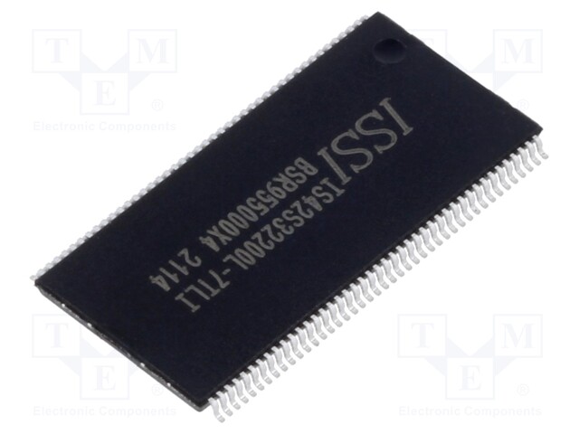 DRAM memory; SDRAM; 512kx32bitx4; 143MHz; 7ns; TSOP86 II; -40÷85°C