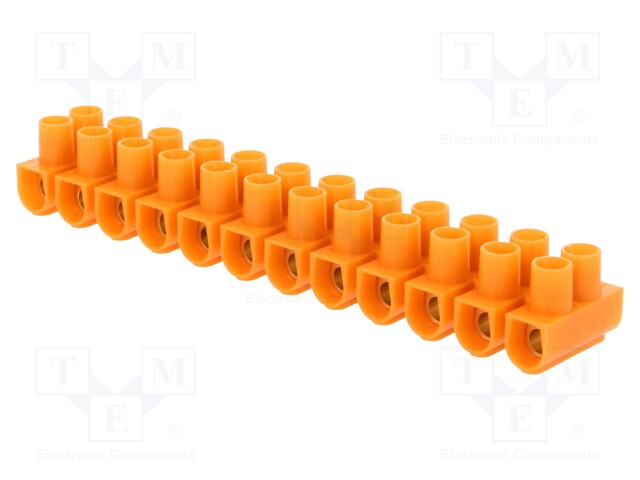 Terminal block; screw terminal; ways: 12; 6÷16mm2; terminals: 24