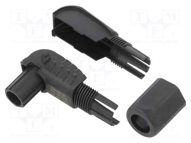 Plug; DC supply; Han® S,Han® S 120; female; PIN: 1; w/o contacts
