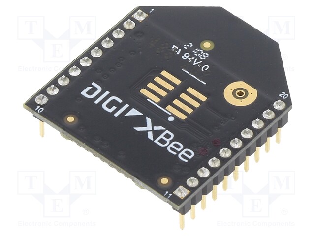 Module: RF; PCB; XBee; 2.4GHz; I2C,SPI,UART; -103dBm; 8dBm; THT