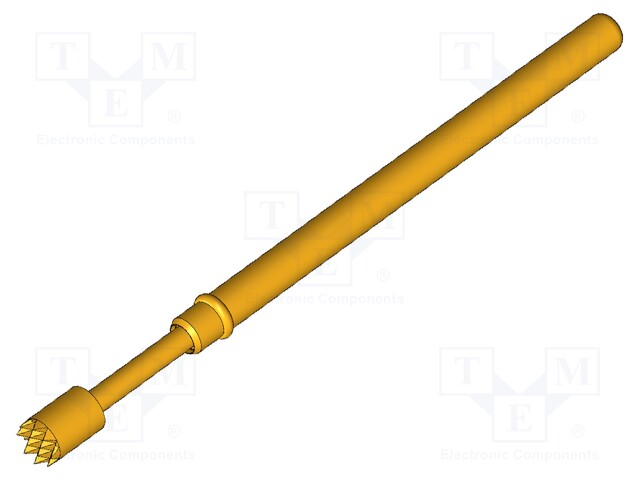 Test needle; Operational spring compression: 4mm; 8A; Ø: 2mm; 1.5N