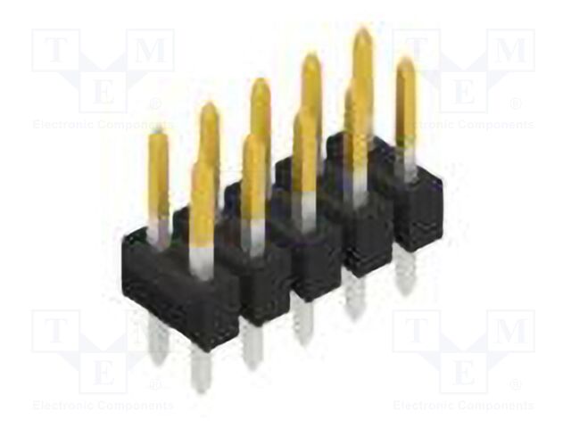 Connector: pin strips; pin header; male; PIN: 10; 2.54mm; THT; 2x5