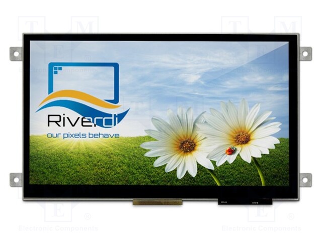 Display: TFT; 7"; 800x480; Illumin: LED; Dim: 165.6x100.6x11.34mm