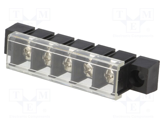 PCB terminal block; straight; 10mm; ways: 5; THT,screw terminal