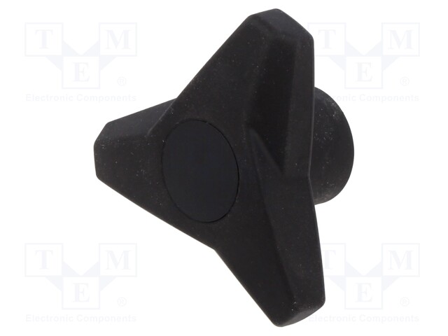 Knob; Ø: 63mm; Int.thread: M8; 13mm; H: 30.5mm; technopolymer PA