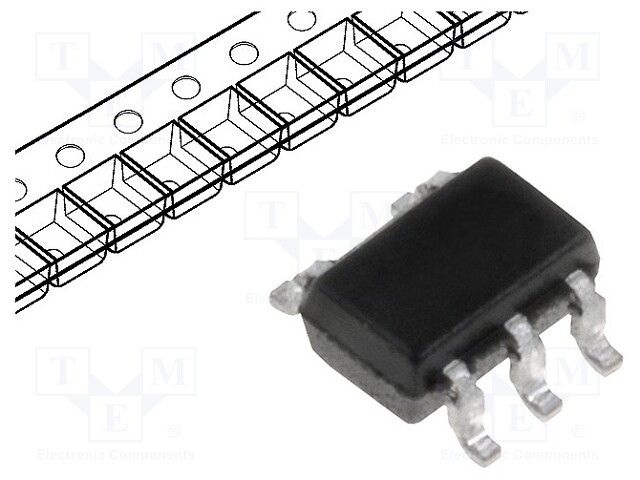 Temperature converter; LAT; -40÷125°C; 3.1÷5.5V; SMD; SC70-5