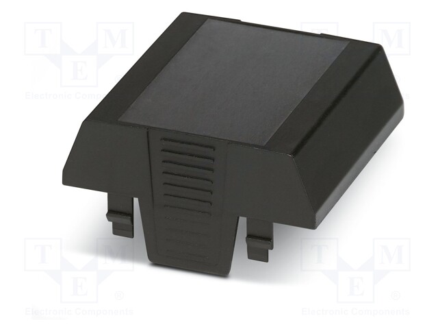 Cover; for enclosures; UL94HB; Series: EH 67,5; Mat: ABS; black