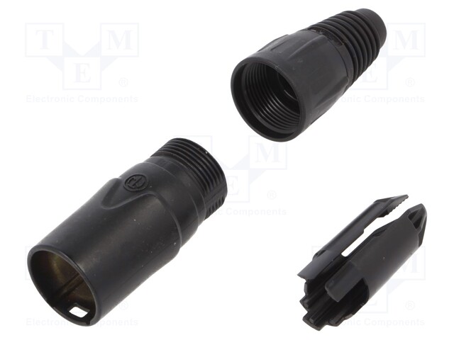 ETHERCON CABLE CON. BLACK