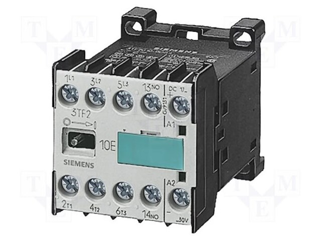 Contactor: 3-pole; NO x3; Auxiliary contacts: NO; 24VDC; 5A