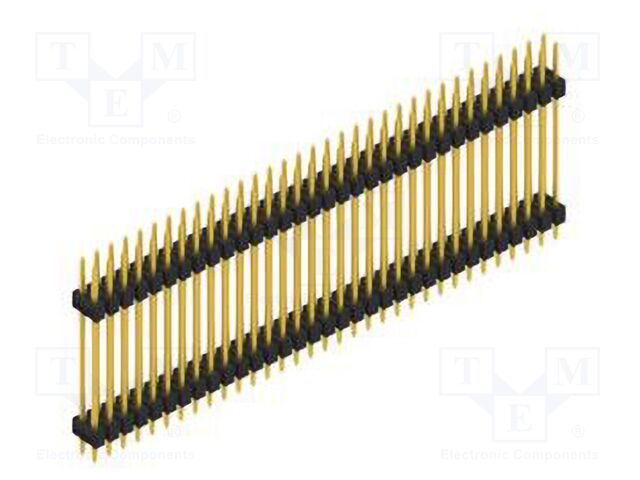 Connector: pin strips; pin header; male; PIN: 66; 2.54mm; THT; 2x33